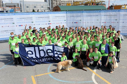 Die EW-Teilnehmer am HSH-Run 2009